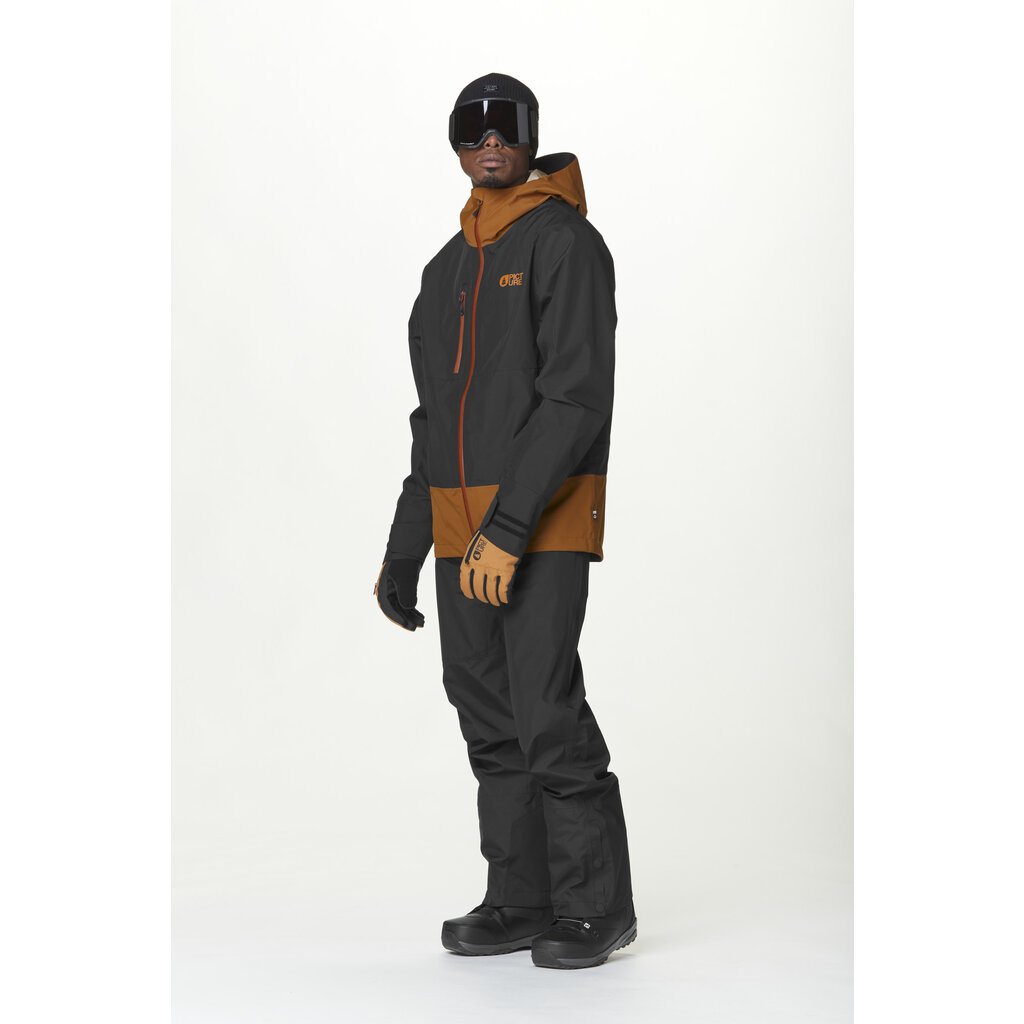 Picture BROADER 3L JKT (2025) Black/Chocolate