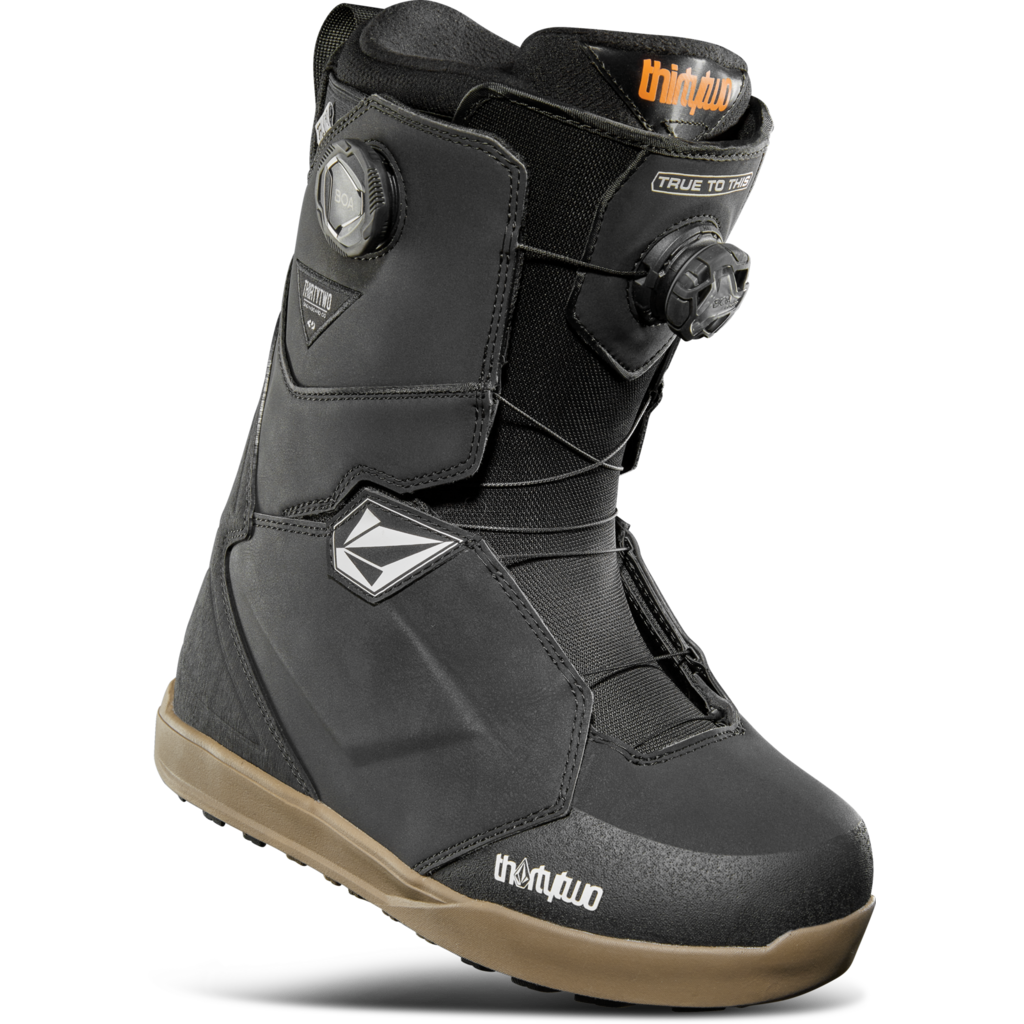 thirtytwo LASHED DOUBLE BOA X VOLCOM (2025) BLACK/GUM