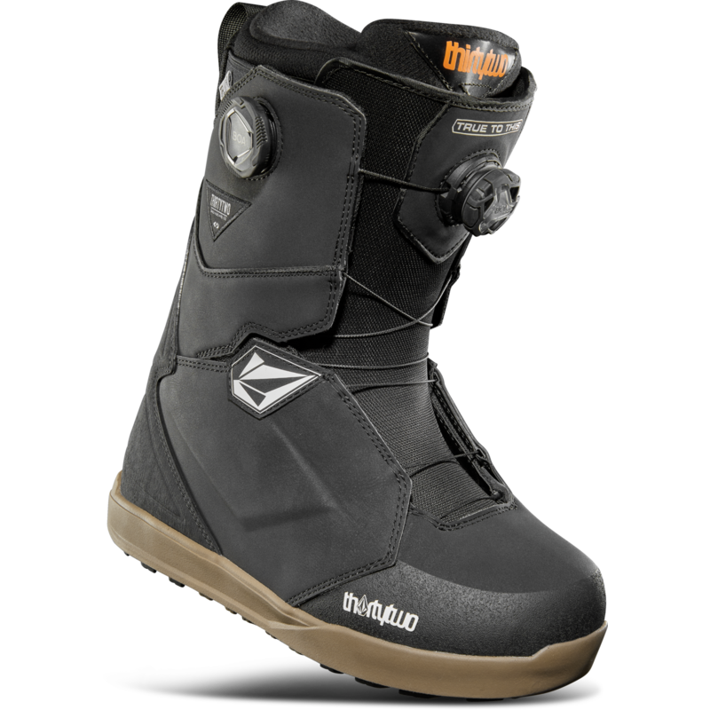 thirtytwo LASHED DOUBLE BOA X VOLCOM (2025) BLACK/GUM