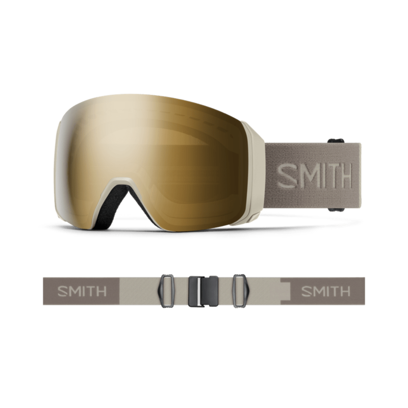 Smith 4D Mag XL (2025) Chalk | ChromaPop Sun Black Gold Mirror
