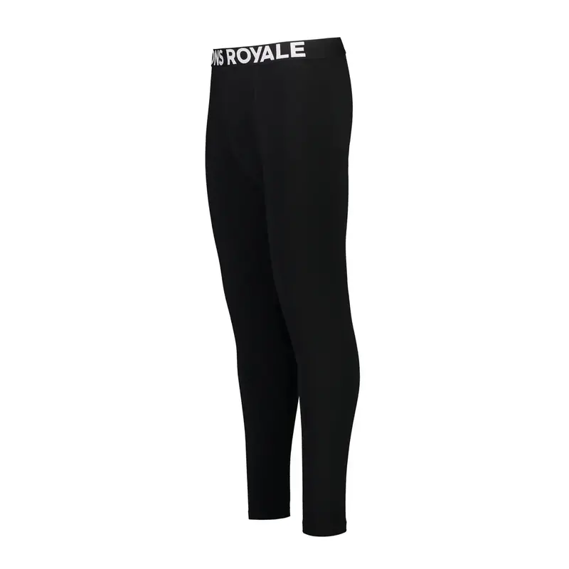 Mons Royale Mens Cascade Legging Logo Black