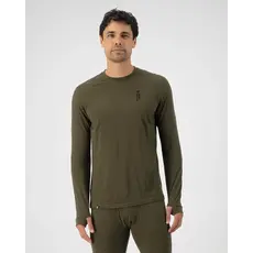 Mons Royale Mens Cascade LS VLU Dark Olive