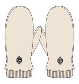 Kari Traa Himle Mittens Off White