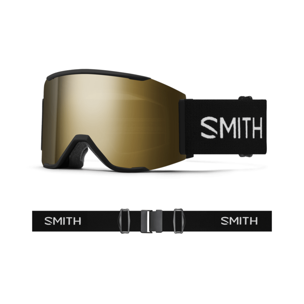 Smith Squad Mag Low Bridge (2025) Black || ChromaPop Sun Black Gold Mirror