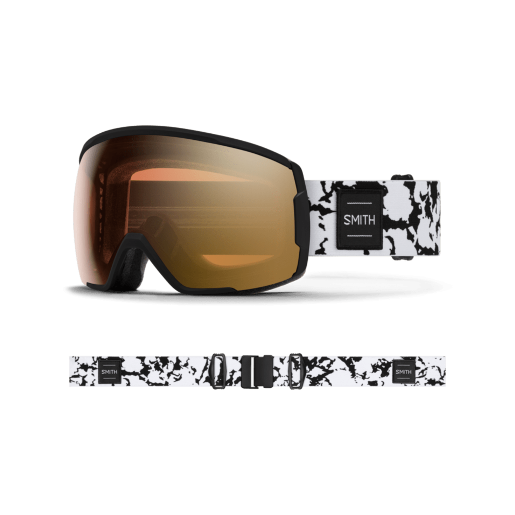 Smith Proxy Low Bridge 92025) Black Marble | ChromaPop Pro Photochromic Gold Mirror