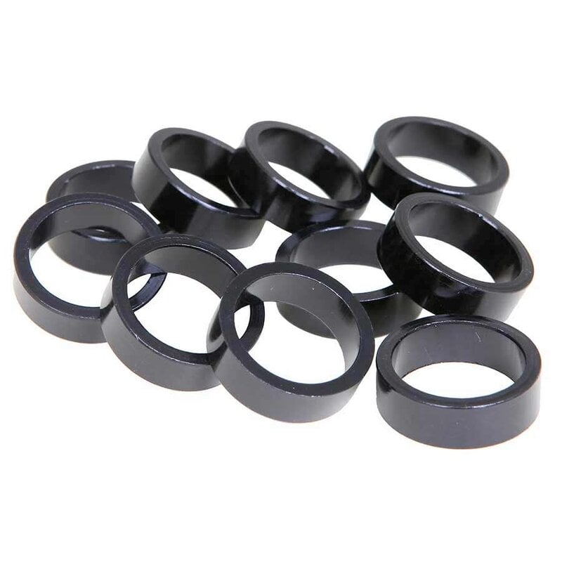 EVO Alloy headset spacers, 28.6mm, Black, 5mm,