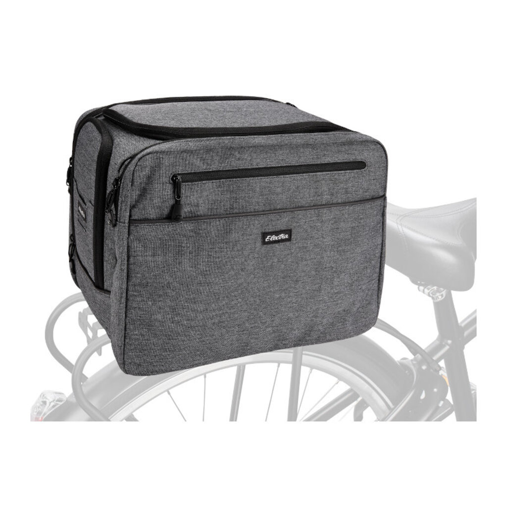 Electra Trunk Bag Rear Rack Heather Charcoal