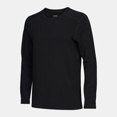 Le Bent Heavyweight Antarctic Grid Fleece Crew Black