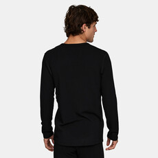 Le Bent Heavyweight Antarctic Grid Fleece Crew Black