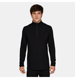 Le Bent Midweight 1/4 Zip Black
