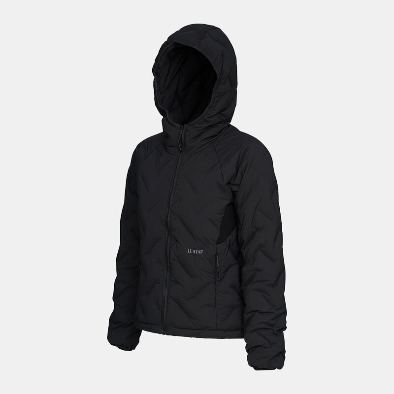Le Bent W's Genepi Down Hooded Jacket Black