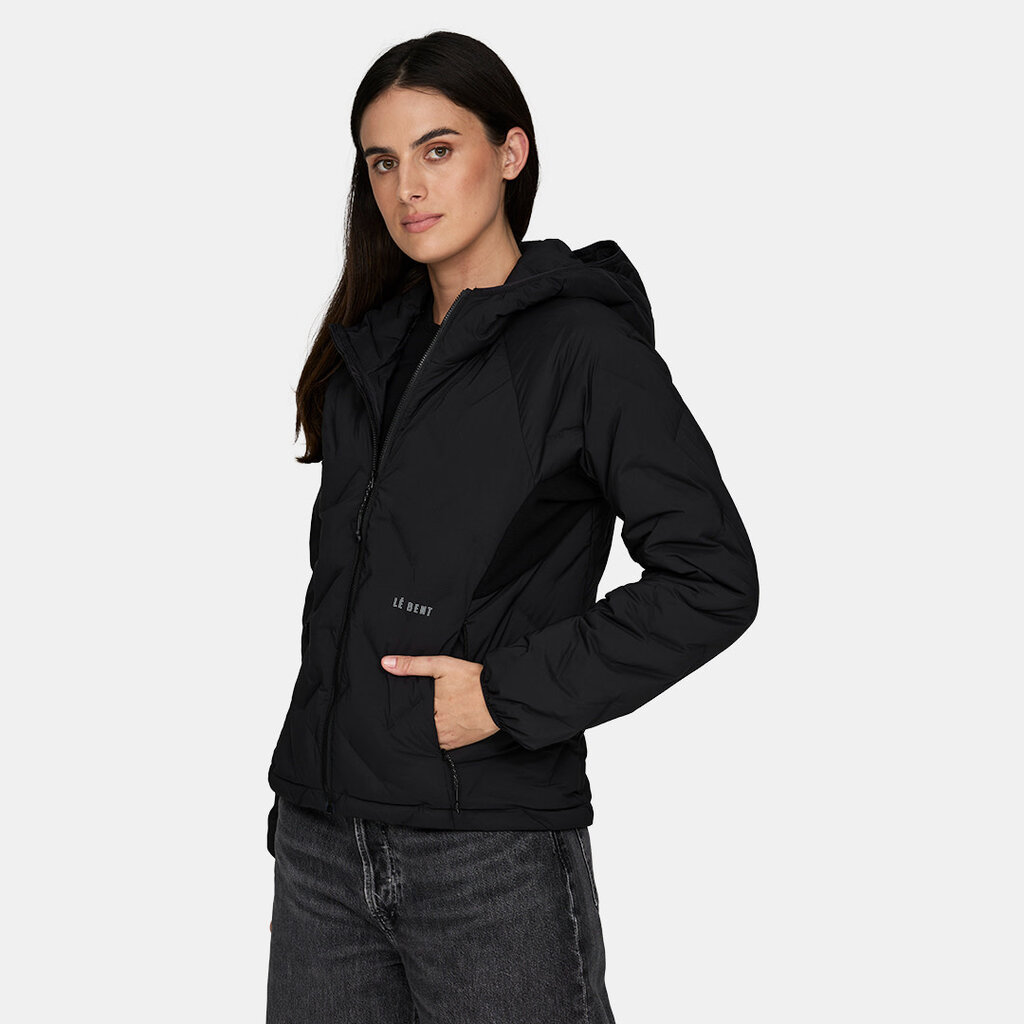 Le Bent W's Genepi Down Hooded Jacket Black