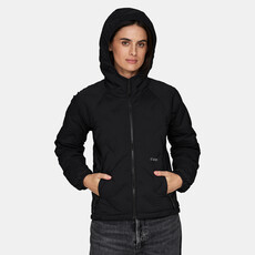 Le Bent W's Genepi Down Hooded Jacket Black