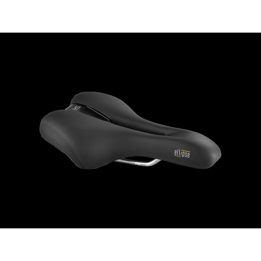 Selle Royal Ellipse Moderate Unisex Bike Saddle, Black 280mm x 180mm