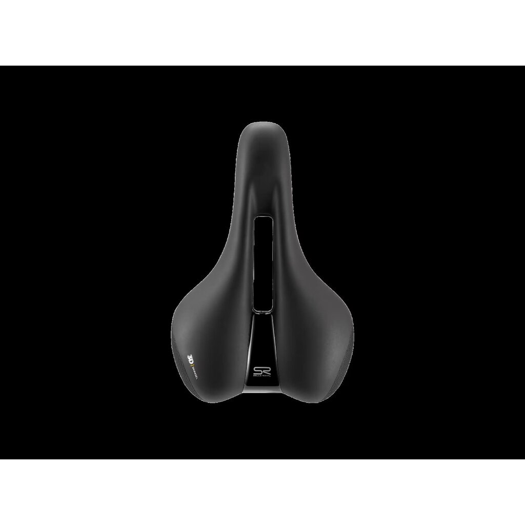 Selle Royal Ellipse Moderate Unisex Bike Saddle, Black 280mm x 180mm