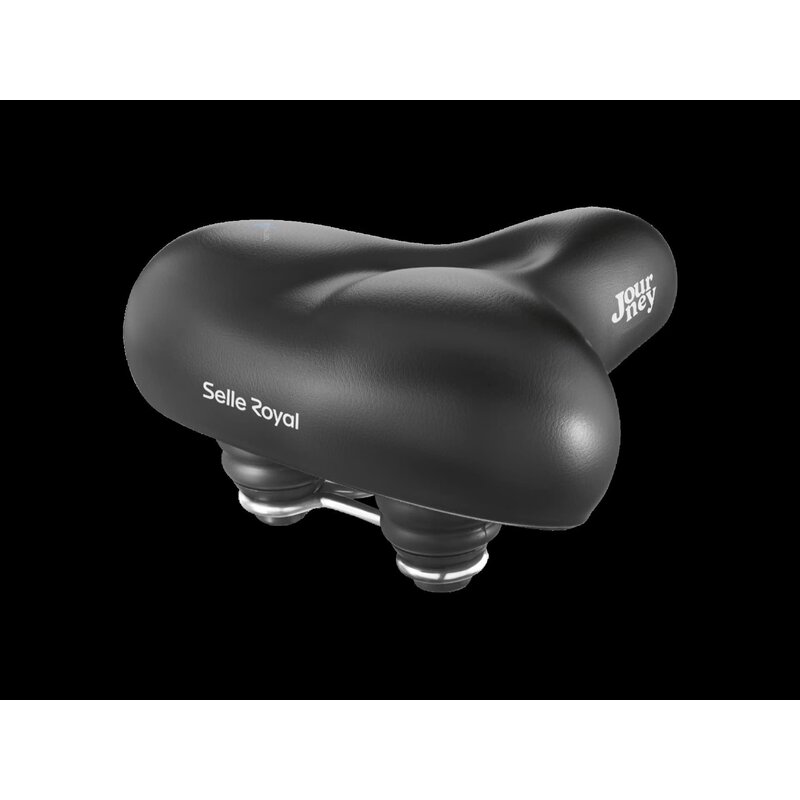 Selle Royal Journey Cruiser Relaxed Unisex Bike Saddle, Black 275mm x 180mm
