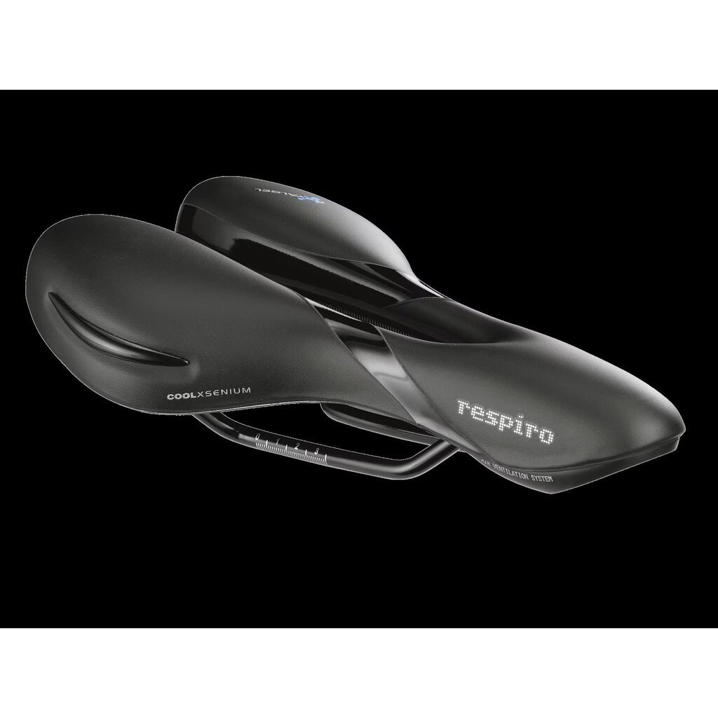 Selle Royal Respiro Athletic Unisex Bike Saddle, Black 275mm x 163mm