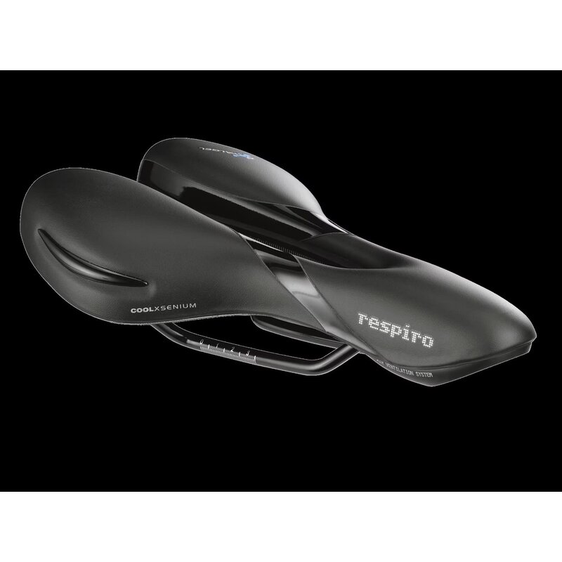 Selle Royal Respiro Athletic Unisex Bike Saddle, Black 275mm x 163mm