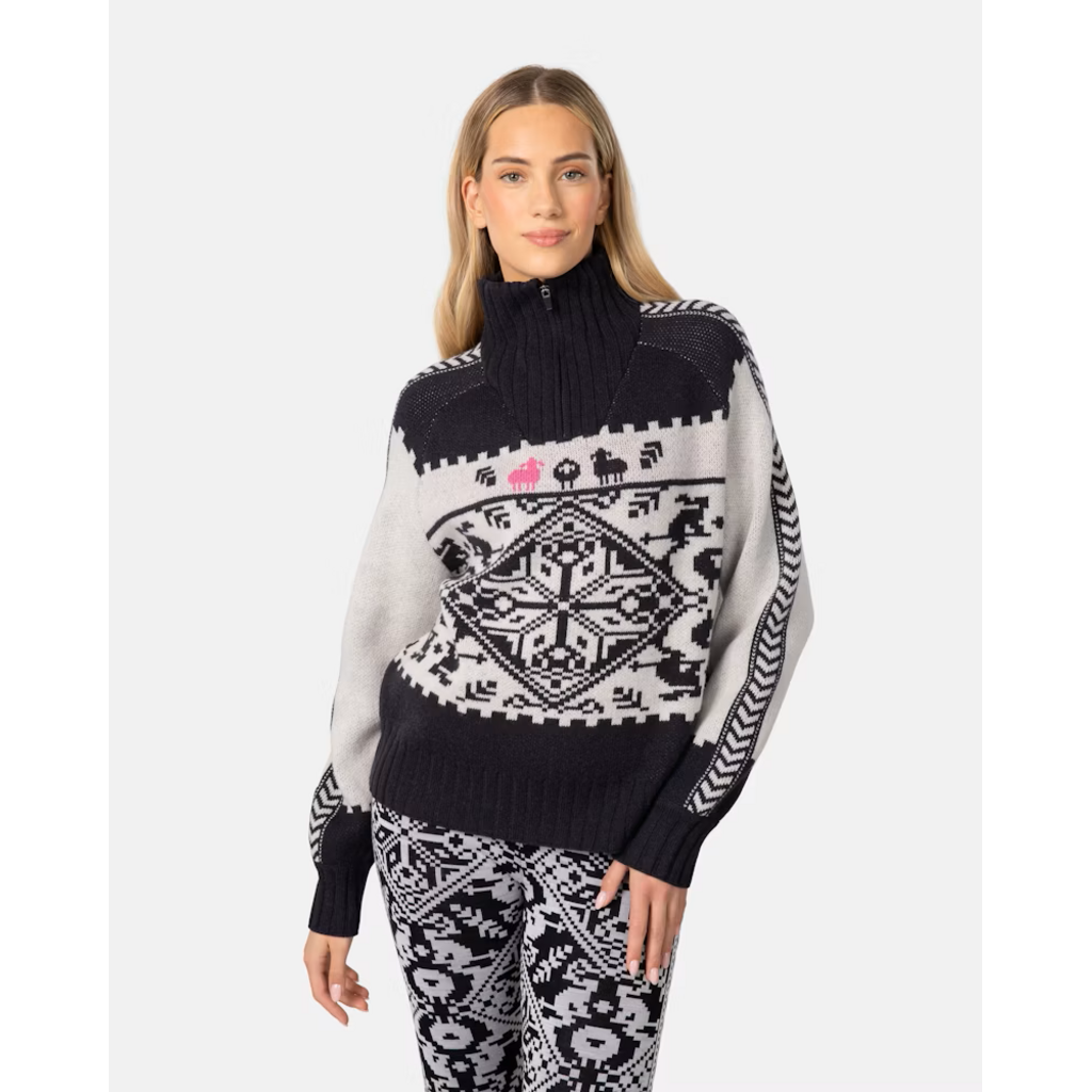 Kari Traa SAGA KNIT SWEATER (2026) Natural White