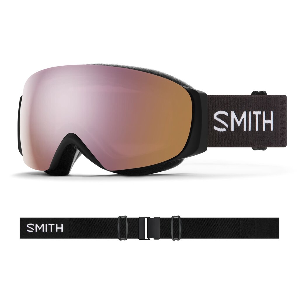 Smith I/O MAG S Black|ChromaPop Everyday Rose Gold Mirror