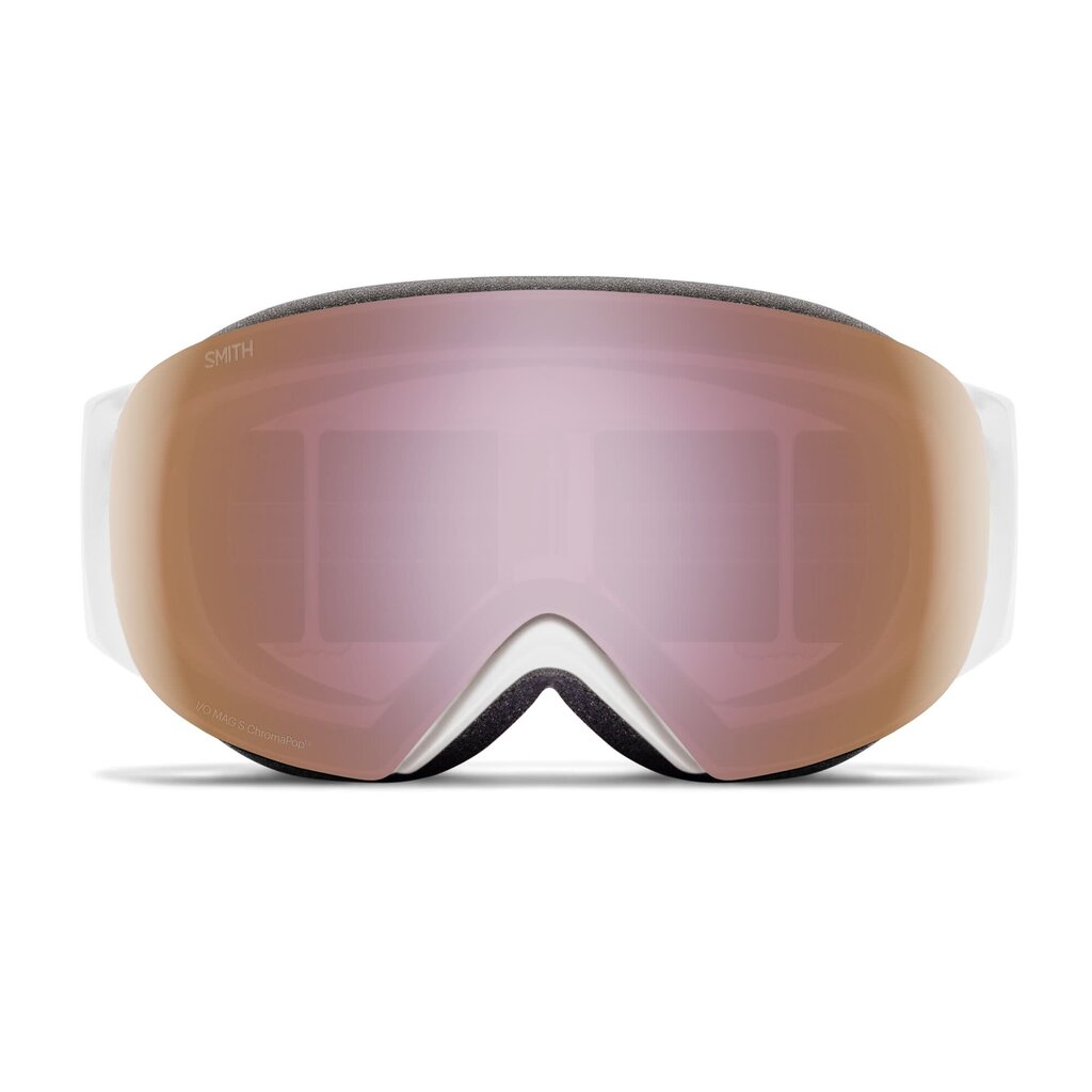 Smith I/O MAG S White Chunky Knit|ChromaPop Everyday Rose Gold Mirror
