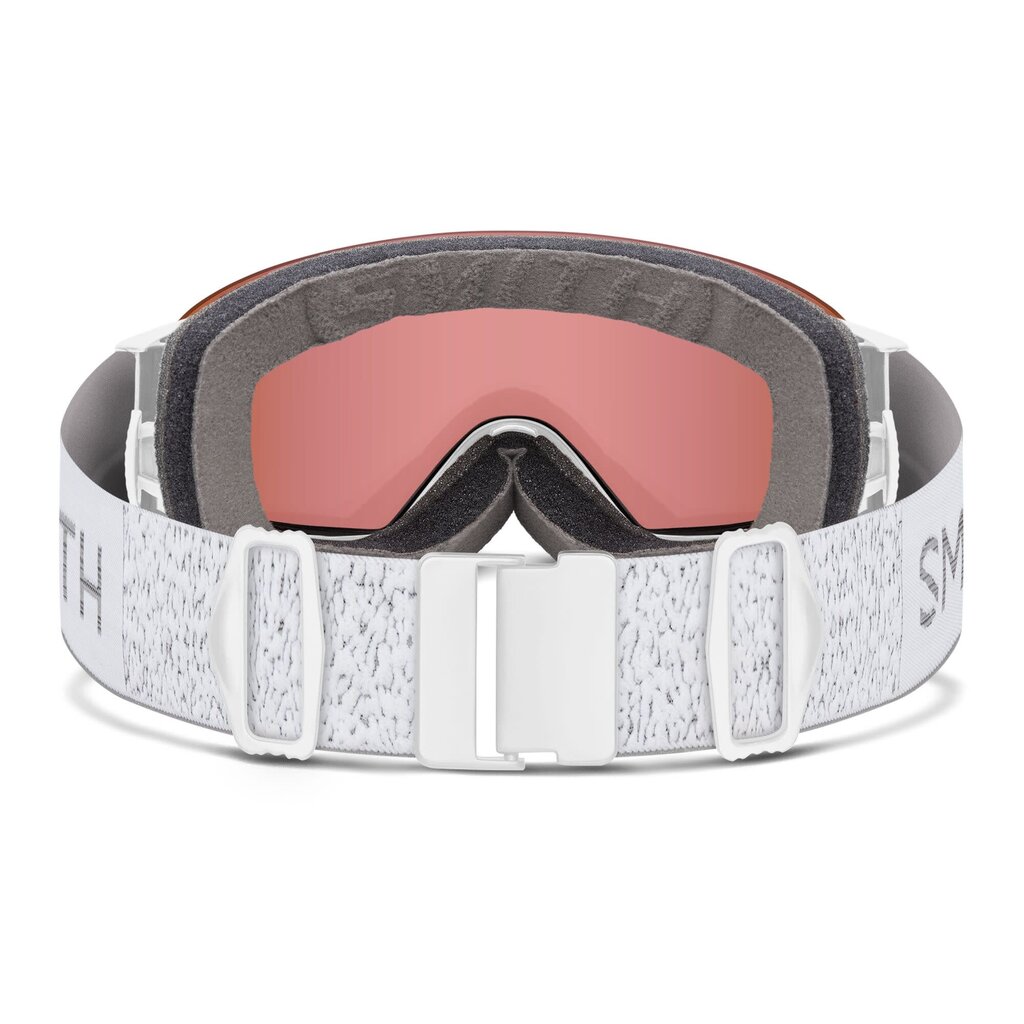 Smith I/O MAG S White Chunky Knit|ChromaPop Everyday Rose Gold Mirror