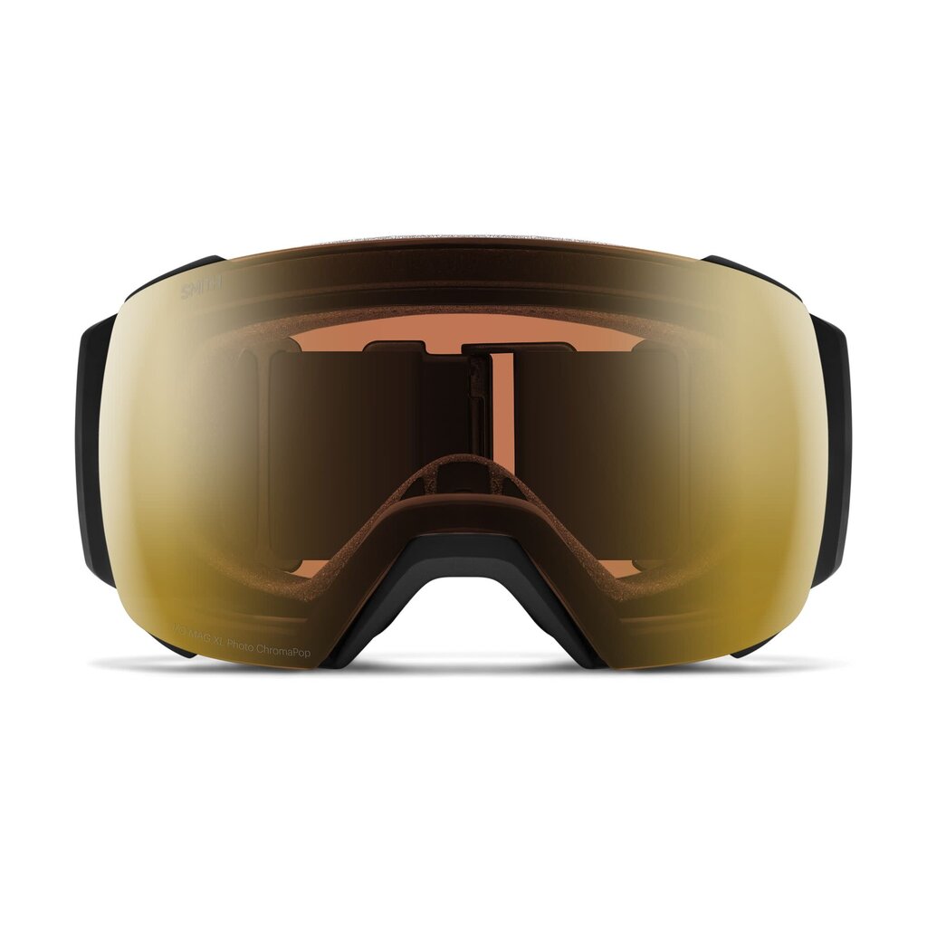 Smith I/O MAG XL Black|ChromaPop Pro Photochromic  Gold Mirror