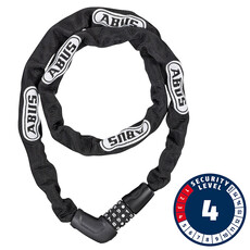 Abus Abus, Steel-O-Chain 5805C Chain with combination lock, 5mm x 110cm (5mm x 3.6'), Black