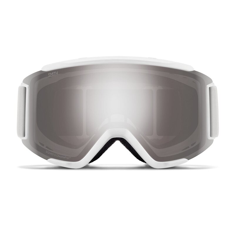 Smith Squad S White Vapor|ChromaPop Sun Platinum Mirror