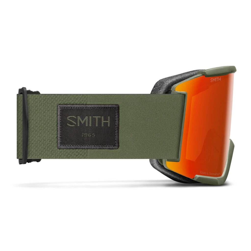 Smith Squad XL Fatigue Green|ChromaPop Everyday Red Mirror