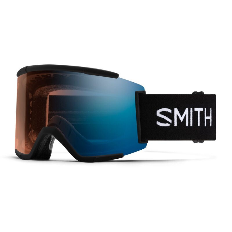Smith Squad XL LBF Black|ChromaPop Pro Photochromic Blue Mirror