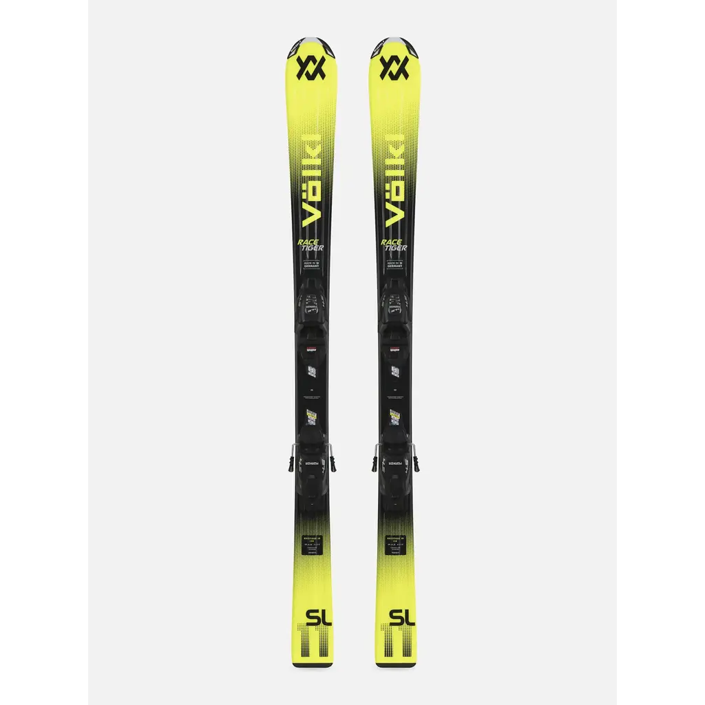 Volkl RACETIGER JR YELLOW + 4.5 VMOT JR