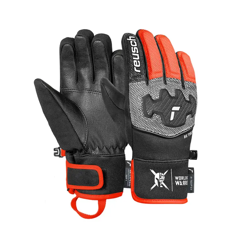 Reusch Racing Worldcup Warrior Prime R-TEX® XT Glove Black/Silver/Red (2026)