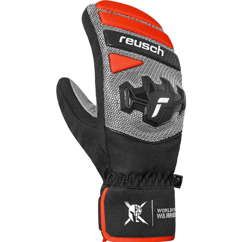 Reusch Racing Worldcup Warrior R-TEX® XT Mitt Black/Silver/Red (2026)