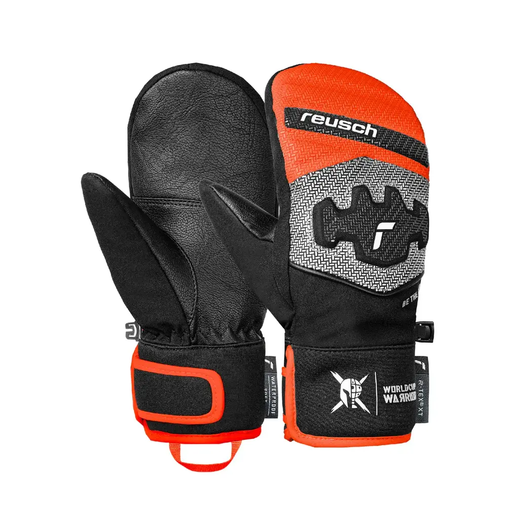 Reusch Racing Worldcup Warrior Prime R-TEX®XT Mitt Black/Silver/Red (2026)