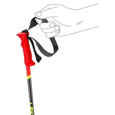 Leki RACING KIDS BRIGHTRED/BLACK