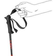 Leki SENTINEL  BLACK/WHITE