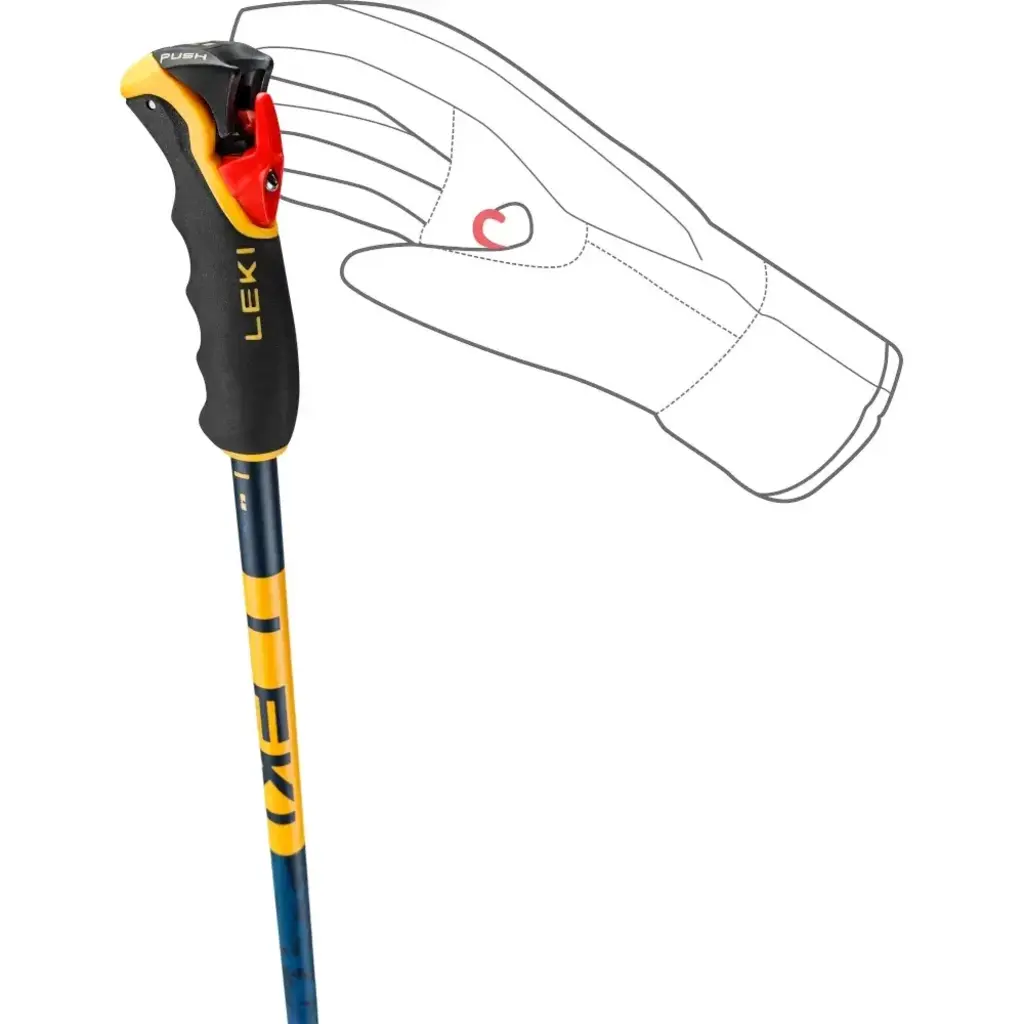 Leki SPITFIRE 3D   DENIMBLUE/MUSTARD