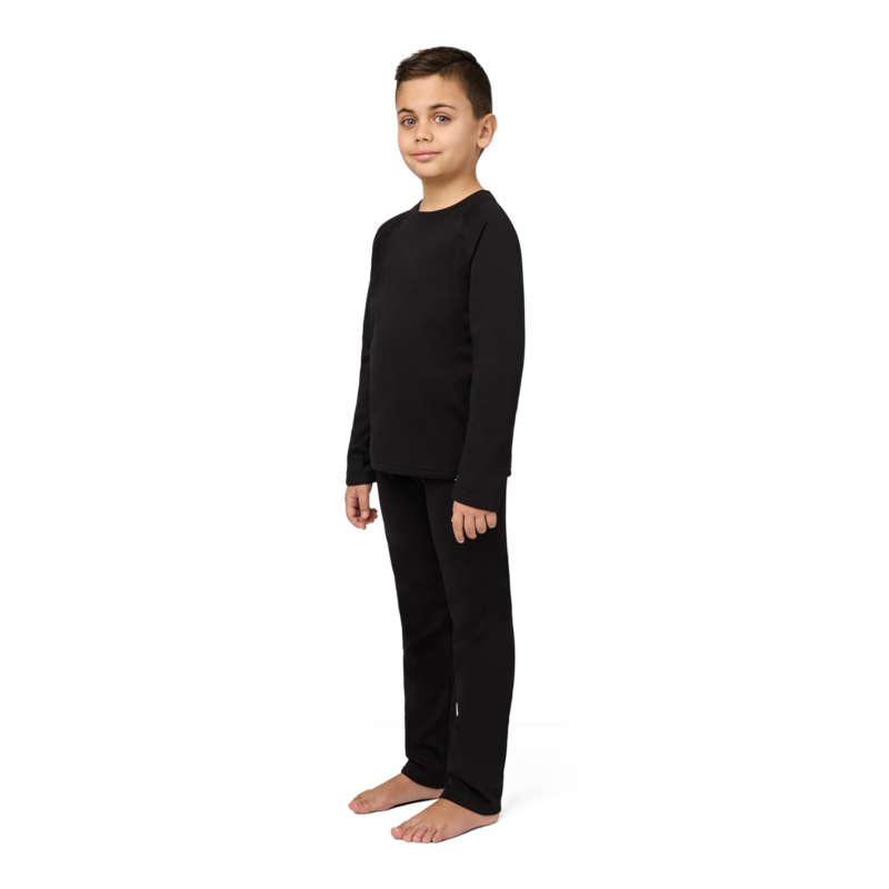 Kombi B3 VELVET FLEECE SET JR-BLACK