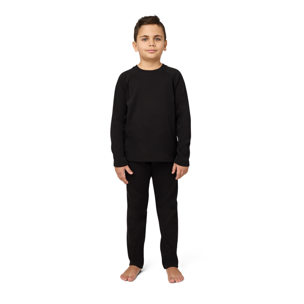 Kombi B3 VELVET FLEECE SET JR-BLACK