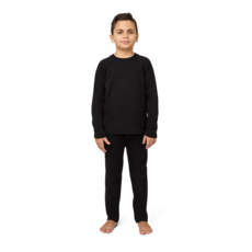Kombi B3 VELVET FLEECE SET JR-BLACK