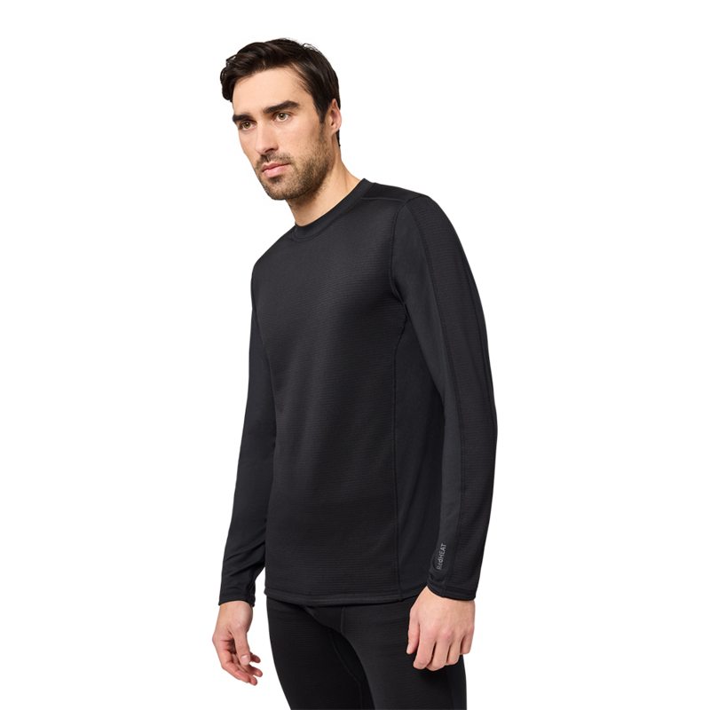Kombi REDHEAT PRO GRID CREW TOP MEN-BLACK