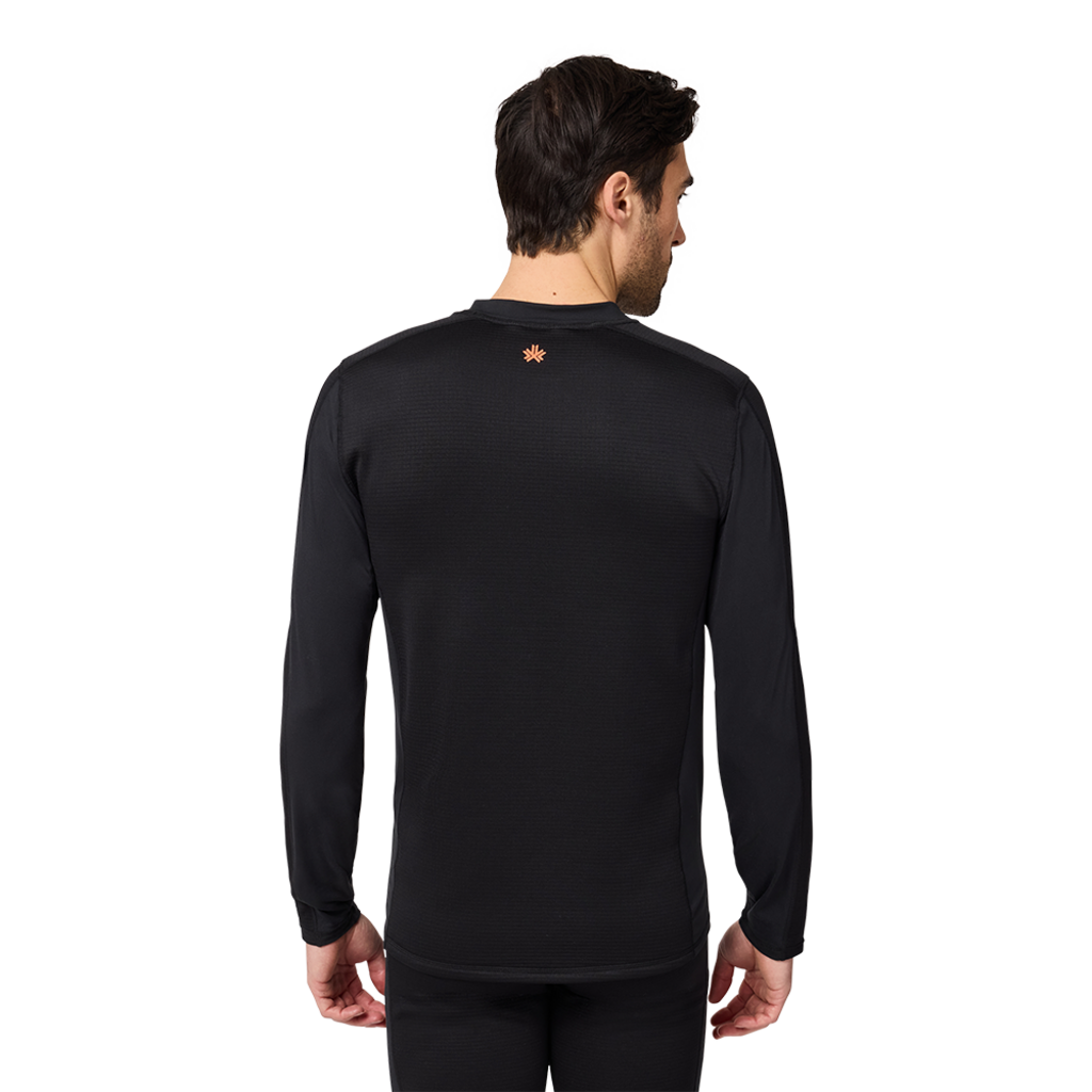 Kombi REDHEAT PRO GRID CREW TOP MEN-BLACK