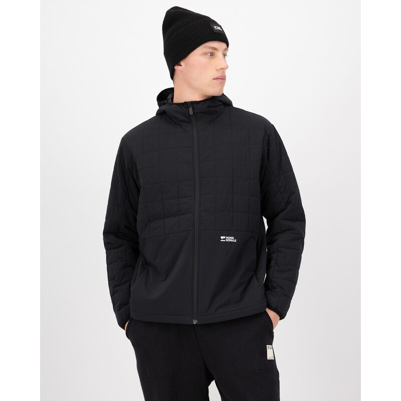 Mons Royale Canyon Merino Insulated Hooded Jacket-Black