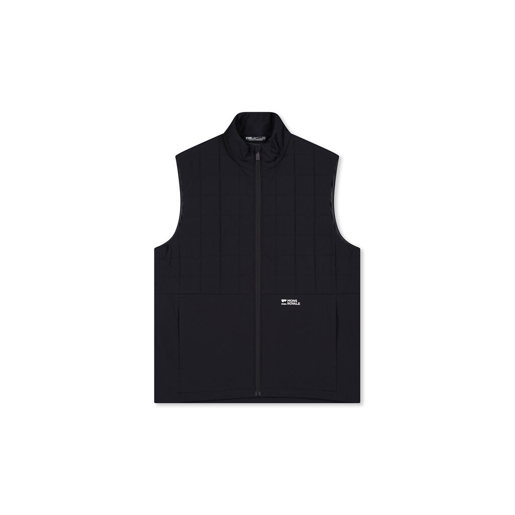 Mons Royale Canyon Merino Insulated Vest-Black M
