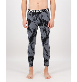 Mons Royale Cascade Merino Base Layer Legging-Mtn Pixel Grey