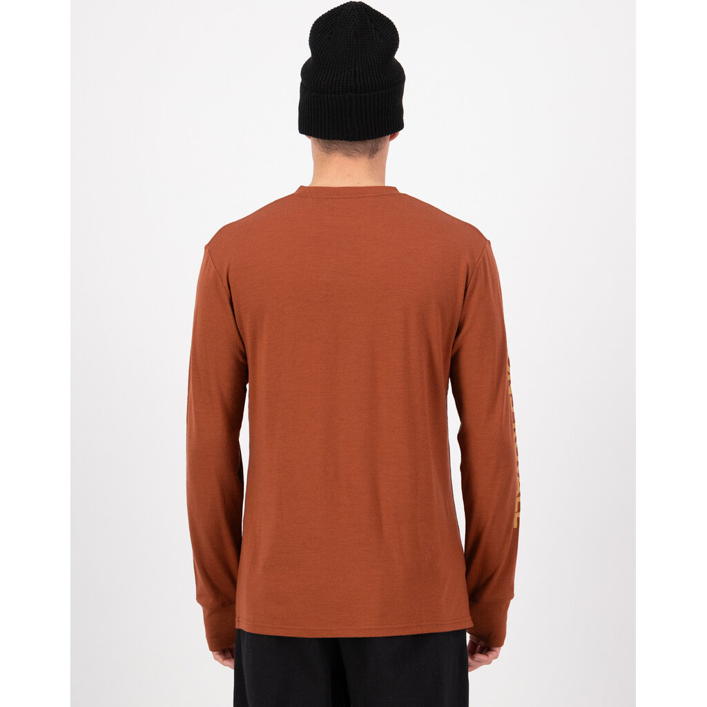 Mons Royale Yotei Merino Classic Long Sleeve-Sienna
