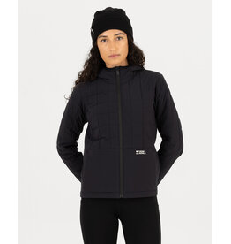 Mons Royale Canyon Merino Insulated Hooded Jacket-Black W