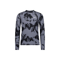 Mons Royale Cascade Merino Base Layer Long Sleeve-Mtn Pixel Grey