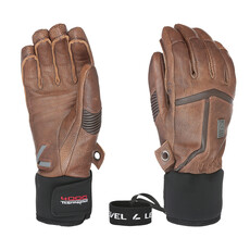 Level Off Piste Leather Glove Brown